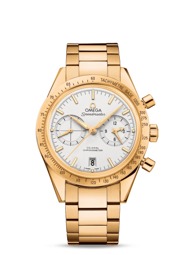 Omega Speedmaster 57 Co-Axial Yellow Gold / Silver / Bracelet